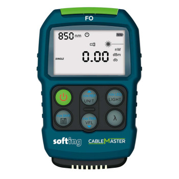 Softing CableMaster FO - вимірювач оптичної потужності з VFL і тестером RJ45