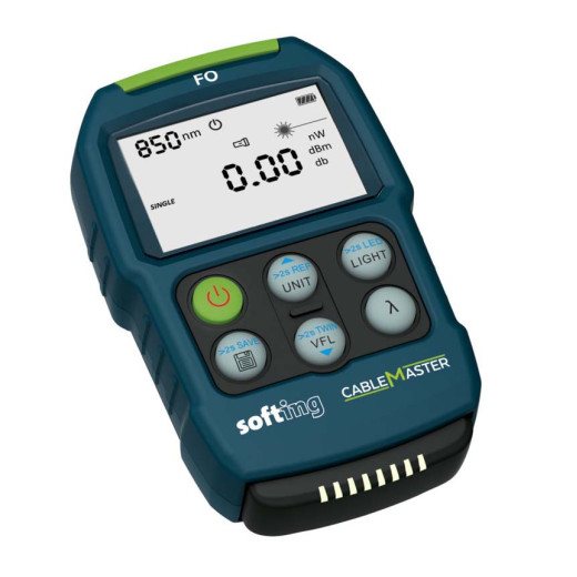 Softing CableMaster FO - вимірювач оптичної потужності з VFL і тестером RJ45 - PD_CMFO