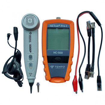 Tempo NC500-KIT - комплект кабельного тестера NETcat Pro 2 та індуктивного щупа 500XP