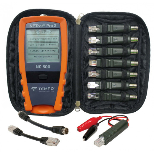 Tempo NC510-KIT - комплект кабельного тестера NetCat Pro 2 з ідентифікаторами - GT-NC510-KIT
