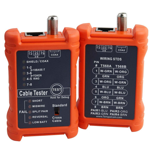 Tempo PA1594, LAN & A/V Cable-Check - кабельний тестер - PT-1594
