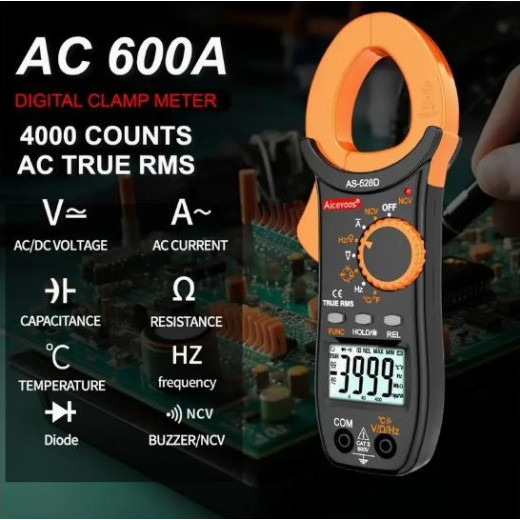 Aicevoos 528D, цифрові кліщі, тестер напруги на 4000А - 528D