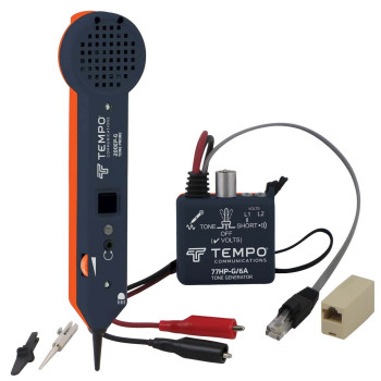 Tempo (Greenlee) 701K-G/6A - кабельний трекер, тон генератор і щуп для пошуку і прозвонки кабелю (з посиленими "крокодилами")