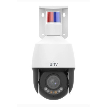 Uniview IPC6312LFW-AX5C-VG1, 2 Мп PTZ IP-камера з проблисковим маячком та сиреною, 5x optical zoom, Smart IR 50 м, Active Deterrence, IP66