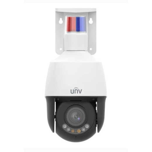 Uniview IPC6312LFW-AX5C-VG1, 2 Мп PTZ IP-камера з проблисковим маячком та сиреною, 5x optical zoom, Smart IR 50 м, Active Deterrence, IP66 - 000053954