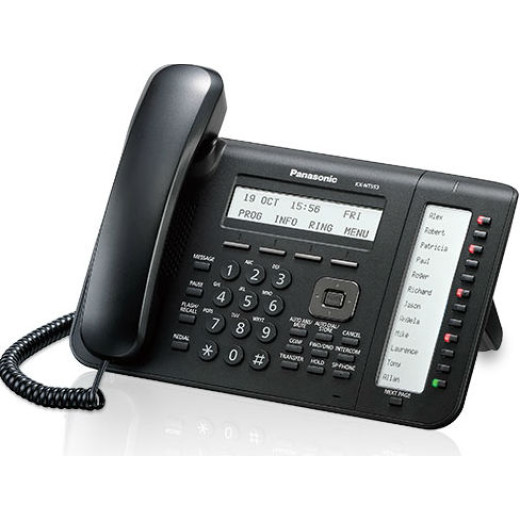 Panasonic KX-NT505X-B Black, системна консоль для АТС TDE/NCP/NS (60 кнопок) - KX-NT505X