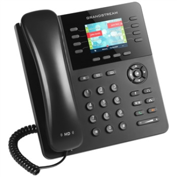 Grandstream GXP2135, ip-телефон, 4 SIP акаунти, кольоровий LCD, (1GbE)Gigabit Ethernet, 32 virtualBLF, Bluetooth, PoE