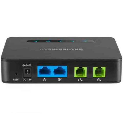 Grandstream HandyTone 812 (HT812), телефонний адаптер, 2xFXS, 1xLAN, 1xWAN, (1GbE)Gigabit Ethernet - HT812