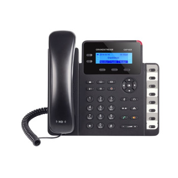 Grandstream GXP1628, ip телефон, 2 SIP акаунта, підсвічування екрану, (1GbE)Gigabit Ethernet, 8 BLF, PoE 