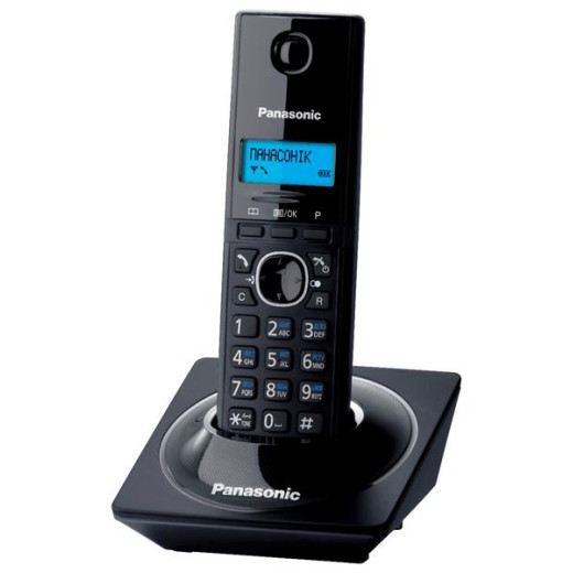 Panasonic KX-TG1711UAB Piano Black, радіотелефон DECT - KX-TG1711UAB 