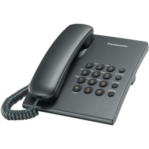 Panasonic KX-TS2350UAB Black, дротовий телефон - KX-TS2350UAB