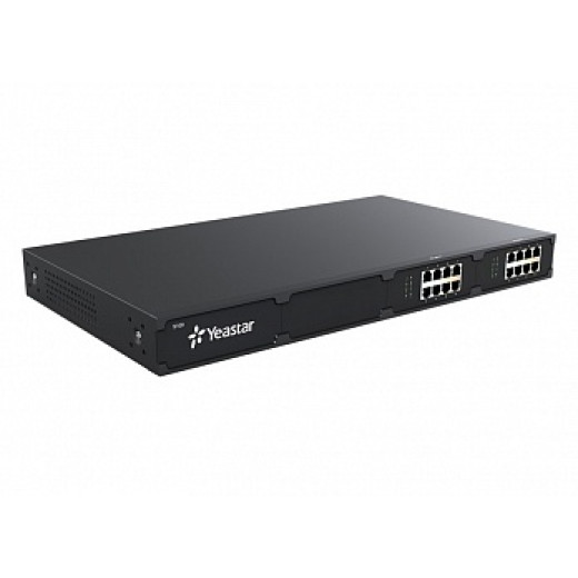 Yeastar S100, ip атс, 100 sip, модульне розширення: 16 FXO/FXS, 8 GSM, 2 E1/T1 - S100