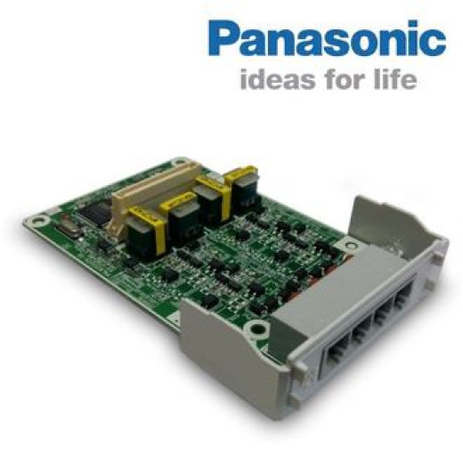 Panasonic KX-HT82480X, плата на 4 зовнішні аналогові лінії з CallerID (LCOT4) - KX-HT82480X