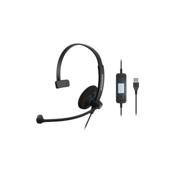 Sennheiser SC 30 USB CTRL, широкосмугова офісна моно гарнітура 