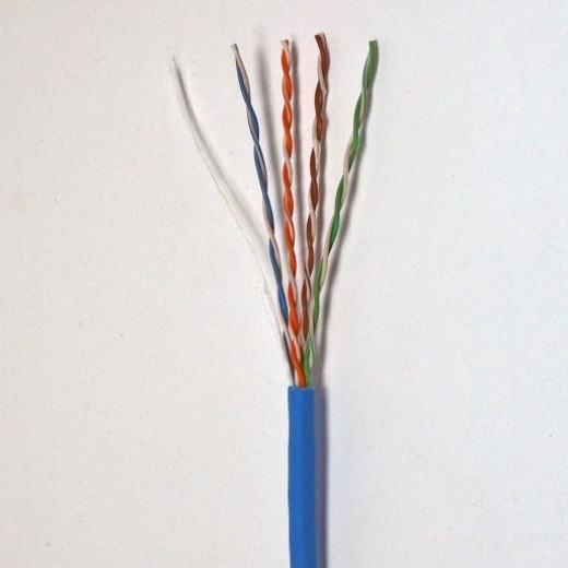 Кабель U/UTP, кат. 5E, AWG 24, LSZH, синій, 305 м, Panduit NetKey (США) - NUL5C04BU-CE