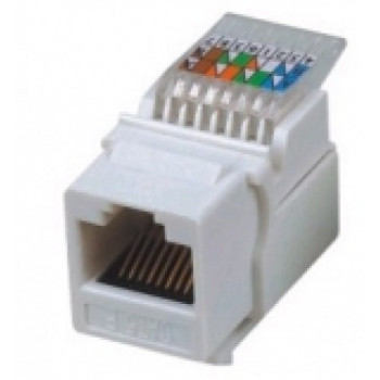 Модуль Keystone Jack UTP вузький кат.5E tooless RJ-45 90 неекранований, Hypernet