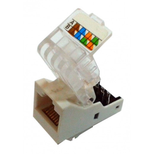 Модуль вузький Tooless UTP HD RJ-45 неекранований - KJ-NARUTP5E