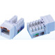 Модуль KeyStone RJ45 UTP, кат. 6, 110, Slim, W - 16.6 мм, білий, під ключ, EPNew