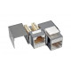 Модуль KeyStone RJ45 FTP, кат. 6, 110, Slim, W - 17.3 мм, EPNew
