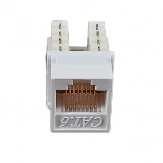 Модуль KeyStone RJ45 UTP, кат. 6, 110, Slim, W - 16.6 мм, білий, EPNew - 6KTVM-U0WH
