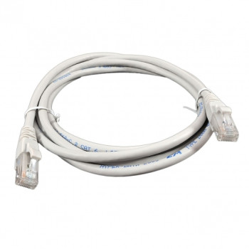 Патч-корд мідний UTP кат. 6, 24AWG, 3.0 м, LSZH, сірий