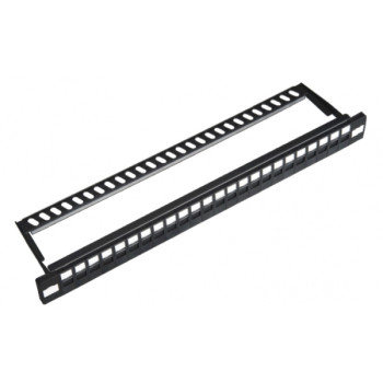 Патч-панель набірна 24 порти UTP c менеджментом кабелю 1U 19 "HD, Hypernet