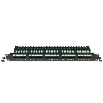 Патч-панель телефонна 25 портів RJ-45 19 "з заднім організатором, Hypernet
