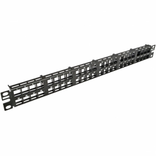 Патч-панель високої щільності Net-Key, 48 портів, 1U - NKPP48HDY