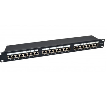 Патч-панель 24xRJ-45 FTP, кат. 5e, Kingda