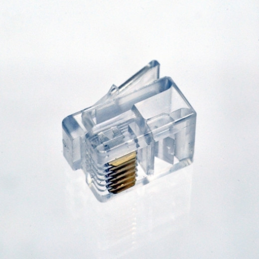 Коннектор RJ12 6P4C, упаковка 100шт, Hypernet - P64