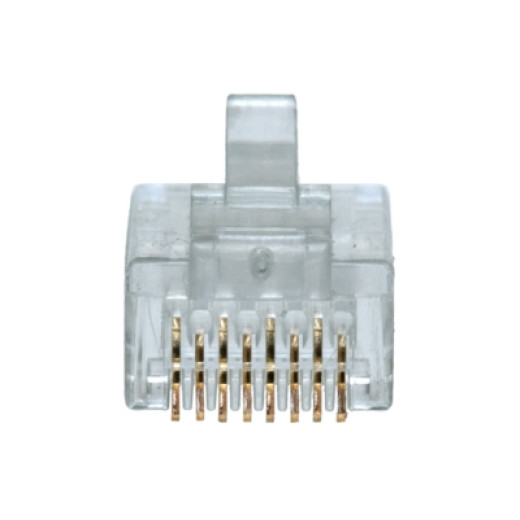 Конектор RJ45 8P8C Hypernet 50 mkm 6 категорія упаковка 100шт, Hypernet - P88U-C6