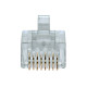Конектор RJ45 8P8C Hypernet 50 mkm 6 категорія упаковка 100шт, Hypernet
