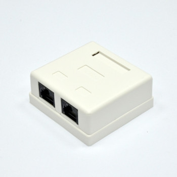 Розетка зовнішня 2хSTP, кат. 6, RJ45, EPNew