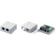 Розетка двухпортовая екранована RJ45 STP біла 5E, Hypernet