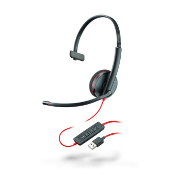 Plantronics BlackWire C3210-A - дротова гарнітура (USB-A)