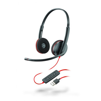 Plantronics BlackWire C3220-A (209745-101) - дротова гарнітура (стерео, USB-A)