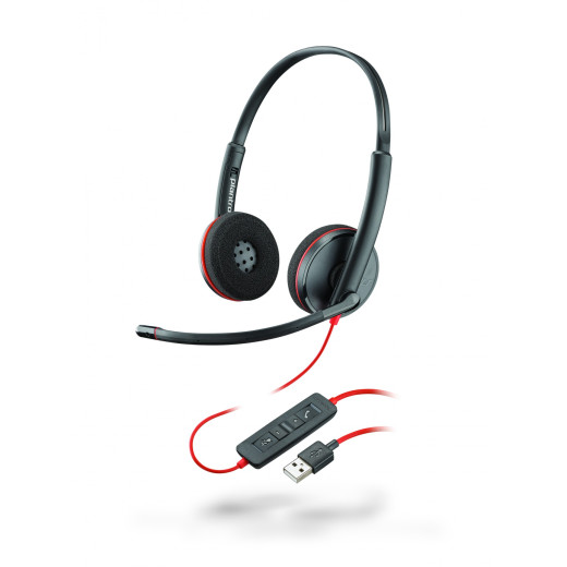 Plantronics BlackWire C3220-A (209745-101) - дротова гарнітура (стерео, USB-A) - 209745-101