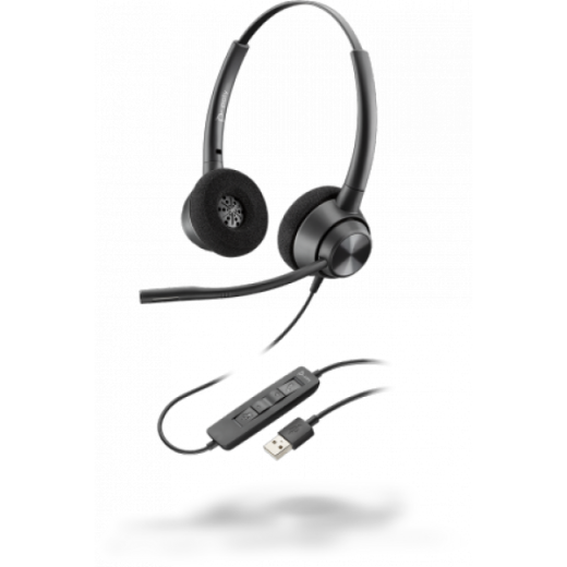 Plantronics EncorePro EP320 USB-A, дротова Stereo гарнітура - 214570-01