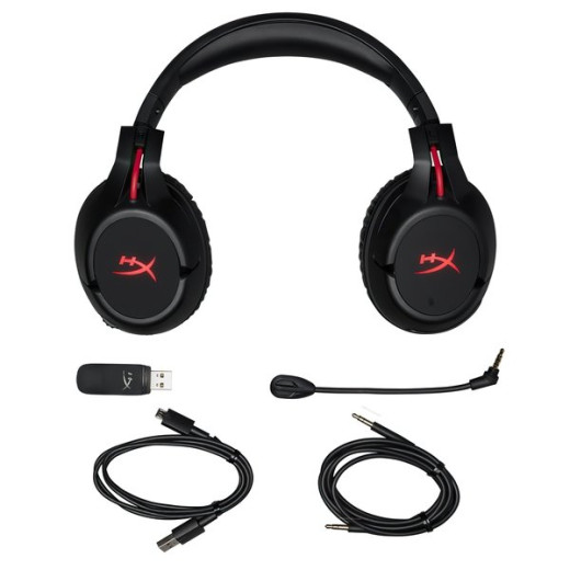 HyperX Cloud Flight WL Black,  гарнітура ігрова  - HX-HSCF-BK/EM 