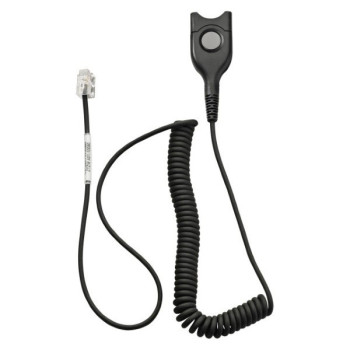 Sennheiser CSTD 01, кабель перехідник для гарнітур зі стандартною чутливістю мікрофона. EasyDisconnect - RJ 9 (Code 1) 