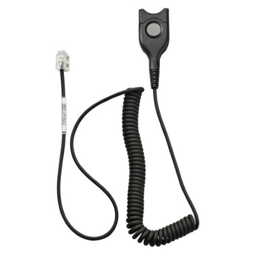 Sennheiser CSTD 01, кабель перехідник для гарнітур зі стандартною чутливістю мікрофона. EasyDisconnect - RJ 9 (Code 1)  - 1000836