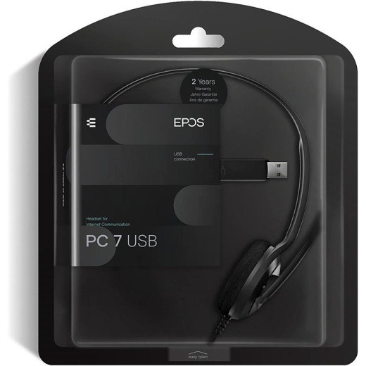 Sennheiser EPOS PC 7 USB, дротова моно гарнітура  - 1000431