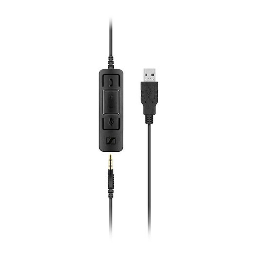 Sennheiser SC 75 USB MS, дротова стерео гарнітура - 1000635