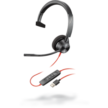 Plantronics BlackWire C3310, BW3310 USB-A, (213928-01) дротова Mono гарнітура