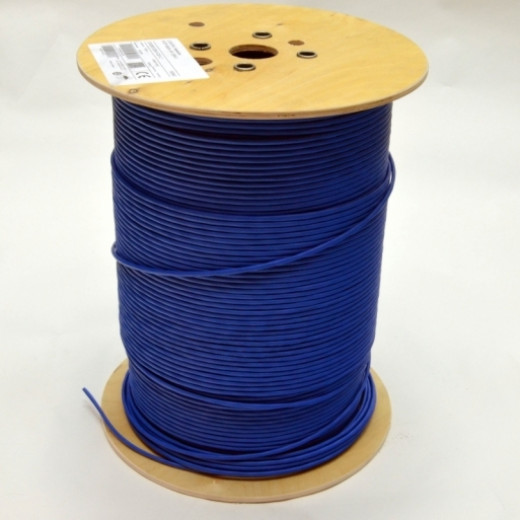 Кабель F/UTP 300/24 4P FutureCom, кат. 5e, LSZH, синій, 1000 м, Corning - CCXDEE-C0047-C001-L7