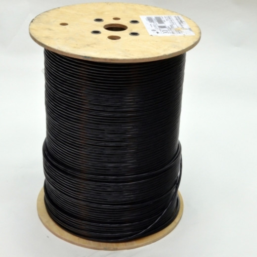 Кабель F/UTP 300/24 4P, кат. 5e, зовнішній, PE -40°, чорний, Corning - CCXDAE-C0047-C001-L7