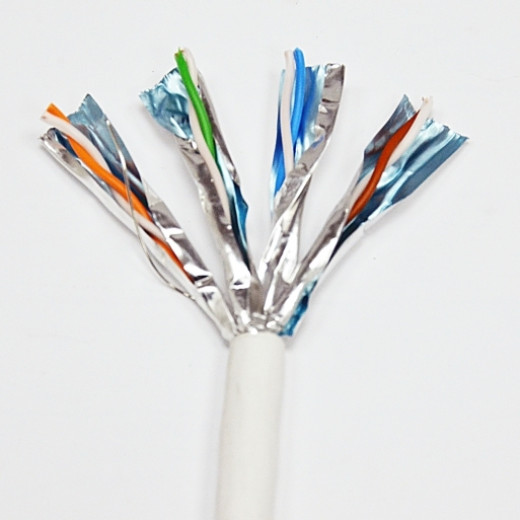 Кабель U-FTP, кат. 6A, LSZH, 500 м, білий, Panduit (США) - PUFL6X04WH-HED