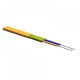 ВО кабель патчкорд J-V(ZN)H 2F G62.5 OM1, InfiniCor, ZipCord Tight-Buffered, LSZH™/FRNC, помаранчевий, 1.8 мм, Corning