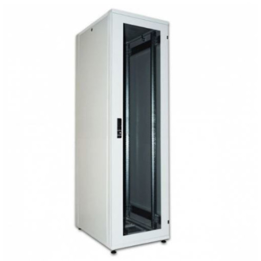 Шафа комутаційна підлогова 42U 600x600 розбірний конструктив - FNC-42U-FLAT
