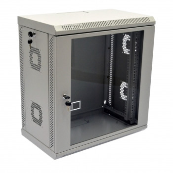 Монтажна шафа 12U, 600х350х640 мм (Ш * Г * В), акрилове скло, серія MGSWA
